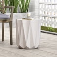 thumbnail image 5 of Lightweight Concrete Outdoor Side Table – Modern Patio End Table, Concrete Finish Accent Table for Garden, Backyard, Balcony, 5 of 13