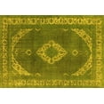 thumbnail image 1 of Ahgly Company Indoor Rectangle Oriental Yellow Industrial Area Rugs, 2' x 4', 1 of 4