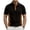 hgg139-Black, variant on Mens Corduroy Shirt Short Sleeve Button Up Pullover Color Block Slim Fit Sweatshirts Stand Neck Work Clothing