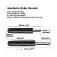thumbnail image 3 of 2Pcs 1000LB (450kg) Office Chair Gas Lift Cylinder - New Black, 3 of 5