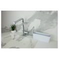 thumbnail image 3 of Kyiv Dish Soap Dispenser and Sponge Holder with Towel Rack, Kitchen Sink Caddy Organizer (White), 3 of 4