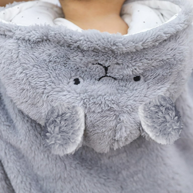 NOKIO Baby Girls Cloak Kids Cotton Hooded Warm Winter Kid Car Seat Coat Baby  Wear Hoodie Cape Poncho Coat Spring Autumn Winter Car Seat Jacket Outwear -  Walmart.com