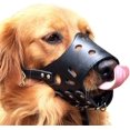 thumbnail image 1 of Bozal CHAO negro M para perros pequeños y medianos suave antiladridos, 1 of 5