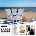 thumbnail image 5 of Balery Cute Panda Bear Beach Travel Bag - Water-Resistant, Large Capacity Lightweight Tote with 7 Pockets for Women and Men - Perfect for Beach, Pool, Gym, and Travel, 5 of 7