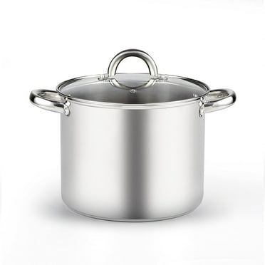 Cook N Home Basic Stainless Steel Stockpot with Lid 12-Qt
