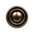 thumbnail image 4 of Mainstays 1-3/16" Traditional Cabinet Knob, Antique Brass, 2 Pack, 4 of 6