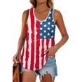 thumbnail image 1 of Womens Racerback Tank Tops Loose Fit Causal Summer U Neck, 1 of 4
