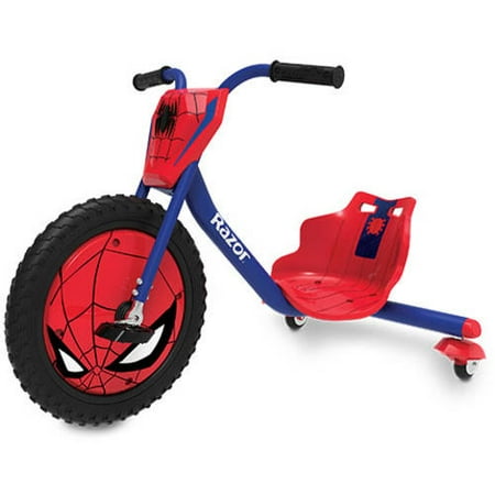 Razor Spider-Man RipRider 360 three-wheel drifting tricycle