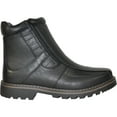 thumbnail image 3 of bravo! Men Waterproof Winter Boot DEAN-12 with Fur Lining and Double Zipper Black Men Size 11, 3 of 8