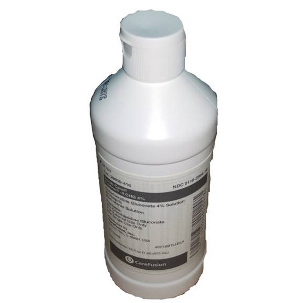 Exidine 4 Scrub Solution 8 Oz. Part No. 29900408 (1/ea)