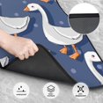 thumbnail image 3 of LAKIMCT Hand Drawn Cute Goose Car Mats, Neoprene Front Rear Floor Mats for Cars, Waterproof Anti-Slip Car Floor Mats Full Set, Universal(4 Pcs), 3 of 6