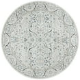 thumbnail image 5 of SAFAVIEH Isabella Kuzman Floral Bordered Area Rug, Light Grey/Cream, 4' x 6', 5 of 7