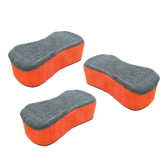 CHICHUMID 3pcs DIY Detail Sponge High Density For Car Interior Scrubbing