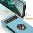 thumbnail image 3 of for Pixel 6a Case, Slim Soft Bumper Case for Pixel 6a, with 2 Pack Tempered Glass Screen Protectors for Google Pixel 6a Case, -Grade Protection for Google Pixel 6a Phone Case, Sierra Blue, 3 of 13