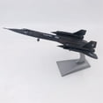thumbnail image 5 of Alloy Diecast 1:144 Blackbird 71A Fighter with Display Stand,Metal Plane Model for Shelf Office Desktop Room Ornaments, 5 of 10