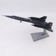 thumbnail image 5 of Diecast 1:144 Blackbird SR-71A de con soporte, colección de aviones de Metal para niños adultos juguetes habitación escritorio, 5 of 9