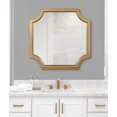 thumbnail image 4 of Kate and Laurel Hogan Framed Scallop Wall Mirror, 24x24, Gold, 4 of 15
