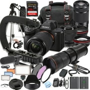 Sony A7 IV with 28-70mm + 55-210mm Lenses + 420-800mm Lens +128GB Extreme SF Card and More (International Version)