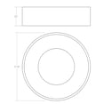 thumbnail image 2 of Sonneman 3734.03 Ilios 10" Wide Led Flush Mount Drum Ceiling Fixture - White, 2 of 4