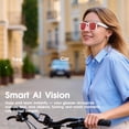 thumbnail image 5 of AI Smart Glasses with 8MP HD Camera, Bluetooth Translation, Waterproof for Travel, Sports - White, 5 of 8