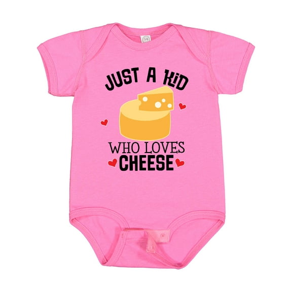 Inktastic Cheese Lover Kids Boys or Girls Baby Bodysuit