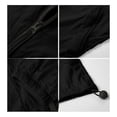 thumbnail image 4 of GrmtClth Rash Guard for Men Zip Up Long Sleeve Uv Sun Protection Shirts Full Zip Lightweight Hiking Fishing Athletic Jackets Running Outerwear with Pockets Black XL, 4 of 5