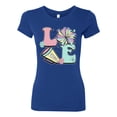 thumbnail image 2 of Wild Bobby Love Cheer Women Slim Fit Junior Tee, 2 of 6