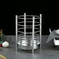 thumbnail image 4 of Just Houseware Silver Stainless Steel Utensil Holder, Cooking Utensil Organizer with Drain Holes, Extra Large Kitchen Utensil Holders for Countertop, 4 of 7