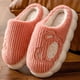 thumbnail image 2 of Pantuflas de felpa con espuma viscoelástica para mujer, lindas pantuflas de felpa para todas las estaciones, antideslizantes para el hogar, 24,5 cm, 2 of 4