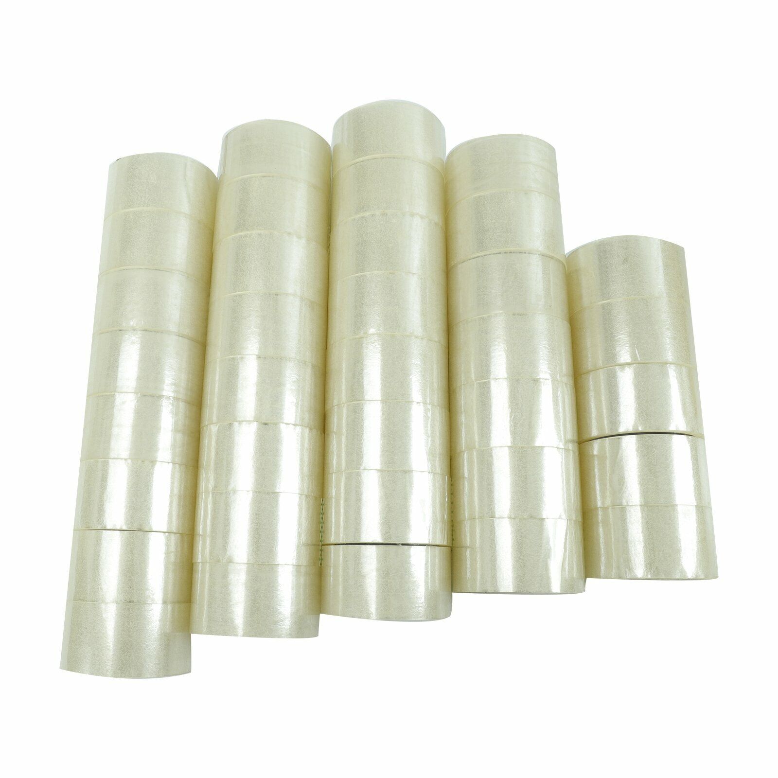 36 Rolls Carton Sealing Clear Packing Tape Box Shipping 2" x 55 Yards