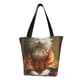 thumbnail image 1 of Balery Haystack Meditating Cat Bolsa de Hombro con Diseño, Bolsa Grande y Duradera, Bolsa Versátil para Compras, 1 of 6