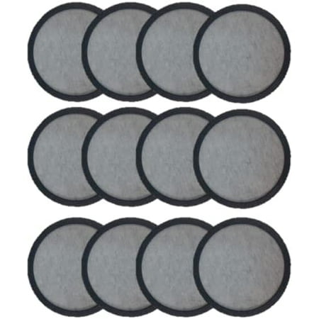 

(12Pcs) Replacement Charcoal Water Filter Disks for Mr. Coffee Machines With Unique Dual Micro-mesh Layer Design