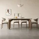 thumbnail image 4 of Mesa de comedor de isla de esquina, servicio auxiliar, Mesa de comedor de mármol para reuniones de diseño, Mesa Plegables grande y cuadrada baja, muebles CC, 4 of 4