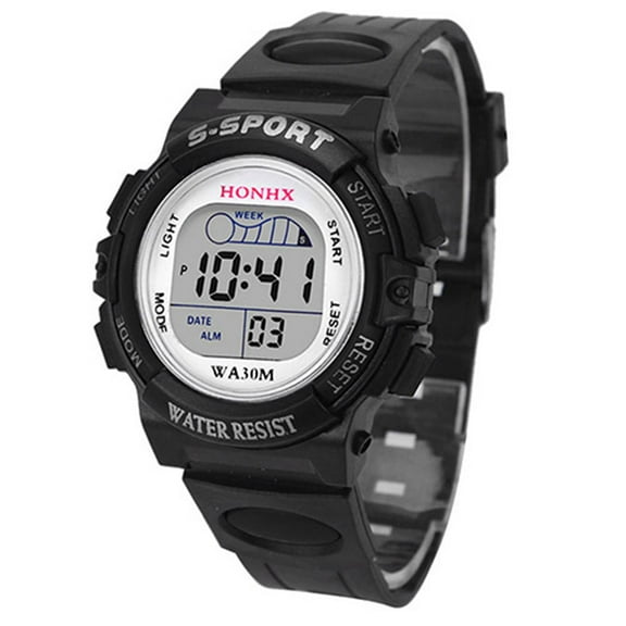 Xinyolin Men Women Students' Fashion Digital Multifunctional Alarm, Sports Wrist Watch