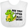 thumbnail image 3 of Inktastic See You Later Alligator Boys or Girls Baby Bib, 3 of 4