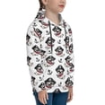 thumbnail image 3 of Pofeuu Pirate Puppy Print Kids Pullover Hoodies Warm Thick Hooded Sweatshirt with Packet for Boys Girls-Large, 3 of 6