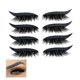 thumbnail image 3 of Pegatinas De Pestañas Artificiales Y Delineador De Ojos Brillo Autoadhesivo Impermeable Reutilizable Pegatina De Maquillaje De Ojos Para Fiesta En Casa Mujer 8Uds Serendint CE003192-02, 3 of 6