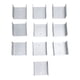 thumbnail image 2 of Capacidades De Panel De Cerca De 10 Piezas, Sujetadores De Maderas De Acero Galvanizado De Forma U Para Postes De Maderas De Concreto, Anti Vibraciones Anti Vibraciones Que, 2 of 7
