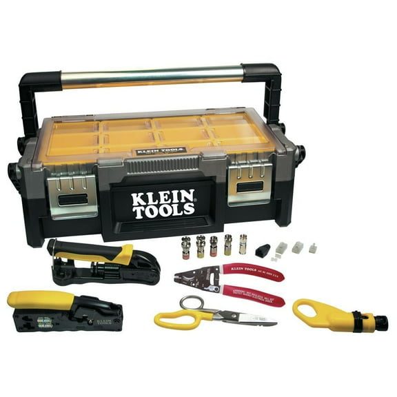 Klein Tools VDV001-833 146-Piece VDV ProTech Data and Coaxial Kit
