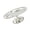 Short legs, variant on Lynono Co.,Ltd Round Cake Stand Elegant 304 Stainless Steel Serving Tray For Sweet And Fruits