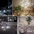thumbnail image 6 of NestE 6 Pack LED Fairy Lights Battery Operated, Mini String Lights Waterproof 7 Feet 20 Led Firefly Starry Lamps 3 Working Modes for Wedding Party Bedroom Garden Halloween Christmas Decoration White, 6 of 12