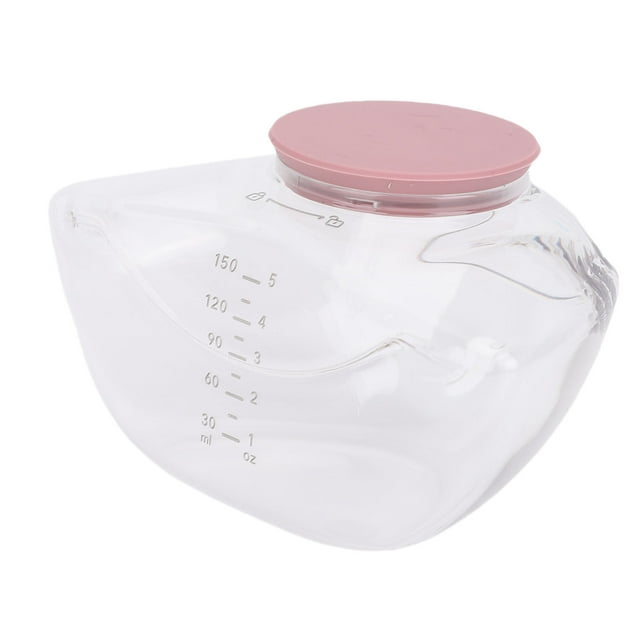 Taza Recolectora De Leche Válvula De Pico De Pato, Accesorios Para Extractor De Leche Portátiles Cerrados A Prueba De Fugas, 150 ML, Fáciles De Limpiar, Reutilizables Para