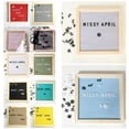 thumbnail image 3 of Limorve Tableau de Lettres en Feutre Changeable 10x10 Pouces Panneau de Message Décoration Maison Restaurant Vert, 3 of 11