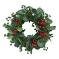 thumbnail image 1 of Christmas Wreath Simulation Trumpet Berry  Leaf Door Hanging Window Props Decoration, 1 of 6
