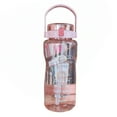 thumbnail image 1 of Botella De Agua Para Deportes Al Aire, Botella De Agua De Plástico Para Fitness, Hervidor De Capacidad Extra Grande Con Marcador De Tiempo De Pajita Doble, 1 of 7