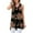 Brown Floral Black, variant on PPYOUNG Womens Summer Casual Tank Tops Sleeveless V-Neck Tees Pleated Tunic Blouses Shirt
