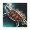 thumbnail image 3 of "Red-Eared Splendor Turtle" - Canvas, 3 of 25