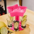 thumbnail image 4 of Distributeur de Vin 5 Verres Porte-Boisson Porte-Cocktail Remplissage Champagne pour Bar Fête Maison, Rouge Rose, 4 of 9
