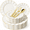 250PCS, variant on 125PCS Disposable Scalloped Rim Dinnerware Set for 25 Guests