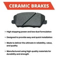 thumbnail image 2 of Ceramic Rear Pads & Coated Disc Brake Rotors FOR Honda Civic 2016-2023, 2 of 13